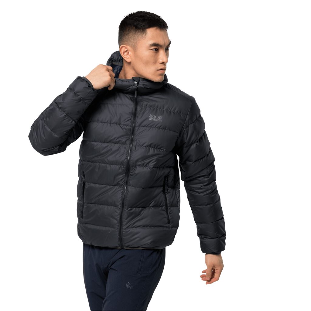 Jack Wolfskin HELIUM Vestes Homme Noir - WXUBLIA-03